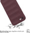 imoshion Hoesje - Geschikt voor iPhone SE (2022) / SE (2020) / 8 / 7 - EasyGrip Backcover - Aubergine