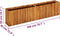 vidaXL - Plantenbak - verhoogd - 200x30x50 - cm - massief - acaciahout