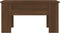 vidaXL - Salontafel - 79x49x41 - cm - bewerkt - hout - bruin - eikenkleur
