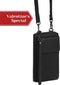 Leren Telefoontasje Zwart Malaga