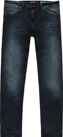 Cars Jeans Heren BLAST Slim Fit - Zacht elastisch denim - Blauwe zwarte kleur - Maat 36/34