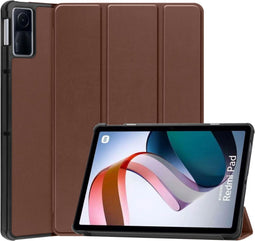 imoshion Tablet Hoes - Geschikt voor Xiaomi Redmi Pad - Trifold Bookcase - Bruin