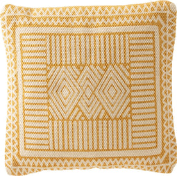 J-Line kussen Bali - katoen - wit/Ooker