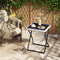 Esituro Campingtafel - Opvouwbaar - Draagbaar - 40,5x40,5x50 cm - Zwart