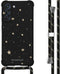 iMoshion Hoesje Geschikt voor Samsung Galaxy S21 FE Hoesje Met Koord - iMoshion Design Hoesje met Koord - Goud / Transparant / Stars Gold