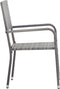 vidaXL - Tuinstoelen - 2 - st - poly - rattan - grijs