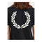 Fred Perry Rear powder laurel graphic tee - black maat xxl