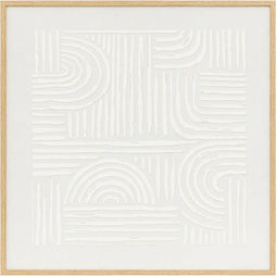 Atmosphera Wanddecoratie fotokader - 60x60cm - Wit