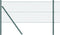 vidaXL - Hexagon - Schutting - Groen - 0,5x50 - m - Staal