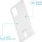 iMoshion Hoesje Geschikt voor Samsung Galaxy A33 Hoesje Met Pasjeshouder - iMoshion Softcase Backcover met pashouder - Transparant