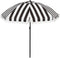 In The Mood Collection Osborn Parasol - Stokparasol - Kantelbaar - Zwart Wit (1 stuk)