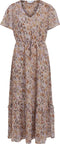 VILA VIFILIE LEO V-NECK S/S DRESS - Korte mouwen - Maat 36