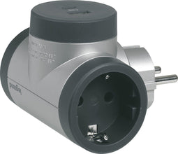 Legrand Draaibare Premium Contactstop - Verdeelstekker 3X2P+A - USB A & C Hub - Randaarde Nederland - Zwart & Wit