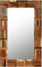 vidaXL - Wandspiegel - 60x90 - cm - massief - gerecycled - hout
