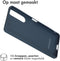 iMoshion Hoesje Geschikt voor Sony Xperia 5 IV Hoesje Siliconen - iMoshion Color Backcover - Donkerblauw