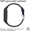 imoshion Siliconen bandje - Geschikt voor Fitbit Luxe - Donkerblauw - One Size