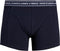 Jack&Jones 3P - Basic Heren Boxershorts - Elastische band met logo - Zwart Donkerblauw Bordeaux (3-pack)