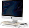 Monitorstandaard met snellader en draadloos opladen voor 3-in-1 apparaten POUT EYES 8 witte kleur