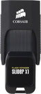 Corsair Voyager Slider X1 - USB-stick - 32 GB - uitschuifbaar - aluminium