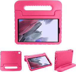 imoshion Galaxy Tab A7 Lite - Kidsproof Backcover - Schokabsorberend met handvat - Roze