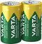 Varta NiMH C/LR14 oplaadbare batterijen - 3000mAh - Voorgeladen - (2 stuks)