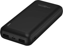 Ansmann PB212 - Powerbank 20000 mAh - 2 USB-poorten - Zwart