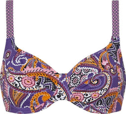 Cyell Pretty Paisley - Bikinitop D - Niet voorgevormd met Beugel - Paars