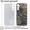 imoshion Hoesje Geschikt voor Samsung Galaxy A25 (5G) Hoesje Siliconen - imoshion Design hoesje - Meerkleurig / Black Marble