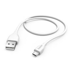 Hama 00201587 - USB naar Micro-USB kabel - Snellaadkabel 150cm - Wit