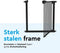BRASQ Traphekje - Veiligheidshek - Klembevestiging - 75 t/m 93 cm - Zwart