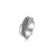 TI SENTO Ring - 925 zilver - Drie banden gerhodineerd - Zilver - Maat 17.25 mm (maat 54)
