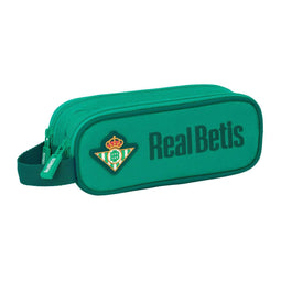 Pennenetui met 2 vakken Real Betis Balompié Groen 21 x 8 x 6 cm