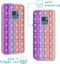 iMoshion Hoesje Geschikt voor Samsung Galaxy S9 Hoesje Siliconen - iMoshion Pop It Fidget Toy - Pop It hoesje - Multicolor