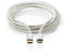 Nedis CCTB60650AL20 - USB 2.0 micro naar USB type-C kabel - 200 cm - Aluminium