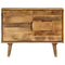 vidaXL - Dressoir - 90x30x69 - cm - massief - mangohout
