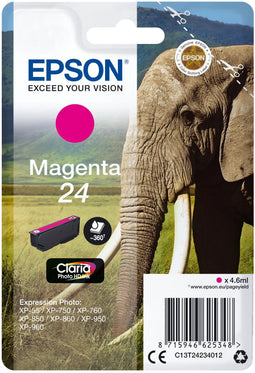 Epson C13T24234012 - Inktcartridge - Origineel - Magenta