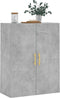 vidaXL - Wandkast - 69,5x34x90 - cm - betongrijs