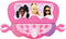 Lexibook Barbie Lighting Speaker met Standaard - 2 Speelgoed microfoons