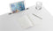 VDD Gaming - Zit Sta Bureau - Verrijdbaar - In hoogte verstelbaar 76-113 cm - Wit - Bureaublad 80 x 58 cm