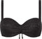Beachlife Textured Leo - Voorgevormde bikinitop met beugel - Multiway - Grijs/Antraciet/Dierenprint