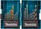 Makita B-44884 - Borenset 21-delig - 7 houtspiraalboren 7 steenspiraalboren 7 metaalspiraalboren (21 stuks)