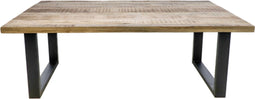 HSM Collection Rechthoekige eettafel Portland - 200x100 cm - mangohout/ijzer
