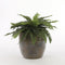 Mica Decorations Lester Bloempot - H35 x Ø38 cm - Terracotta - Donkergrijs