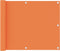 vidaXL - Balkonscherm - 75x300 - cm - oxford - stof - oranje