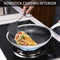 Honingraat Heavy Duty anti-aanbak Koekenpan - Steelpan - wok - met deksel 30 cm - Gas - Elektrisch - Inductie - Oven