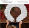 tectake® Kerstslinger - Guirlande - Gedetailleerd en Levensecht - 270 cm - wit