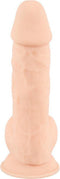 Silexd – Zeer Realistische Zuignap Dildo met Zachte Mantel en Harde Kern voor Levensechte Ervaring – 24.3 cm – beigeig