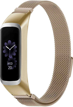 imoshion Milanees magnetisch bandje - Geschikt voor Samsung Galaxy Fit 2 - Champagne Goud