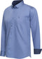 Cappuccino Italia Stretch Overhemd Ancona - Heren Overhemd - Katoen Elastaan - Blauw - Maat L