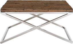 Richmond Interiors Salontafel Kensington 90x90 (Silver)